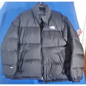 The North Face 700-fill-power goose Down Black Puffer Coat Jacket Men's Large